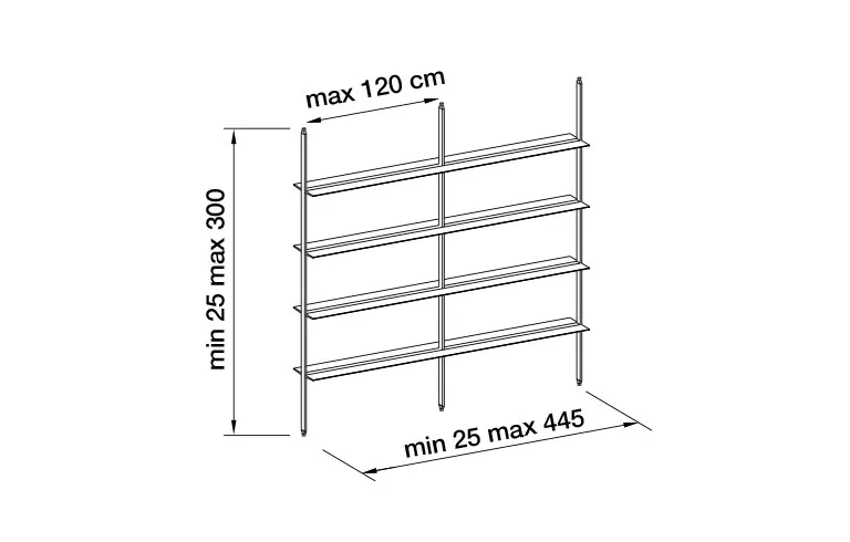 Dimensioni Libreria Up