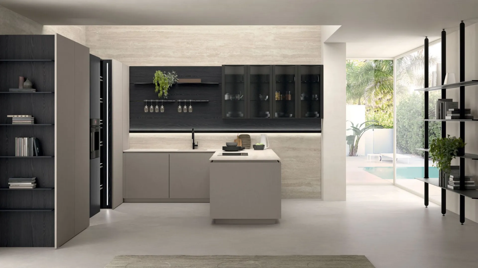 Σύγχρονη σύνθεση κουζίνας Forma Cucine Trend 01
